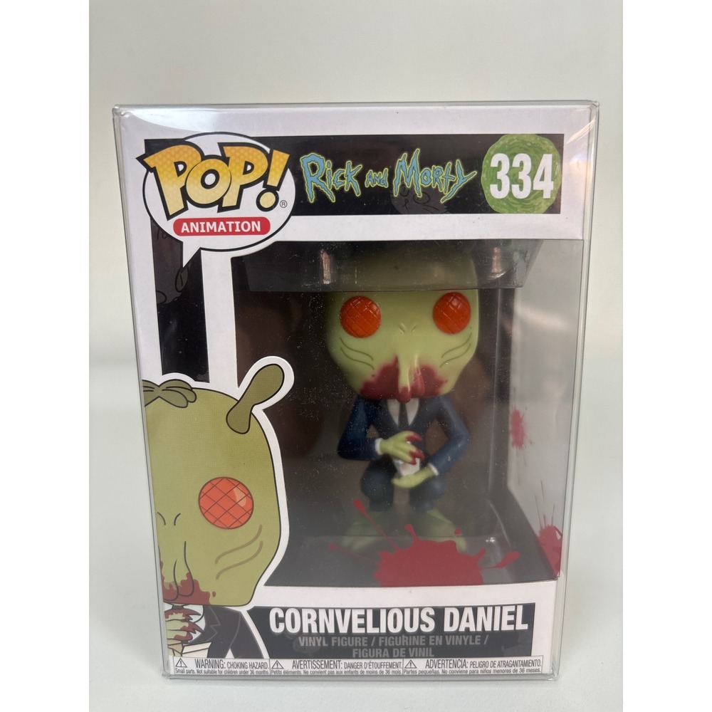 Funko Pop Rick and Morty Cornvelious Daniel 334 Animation Adult Swim Protector